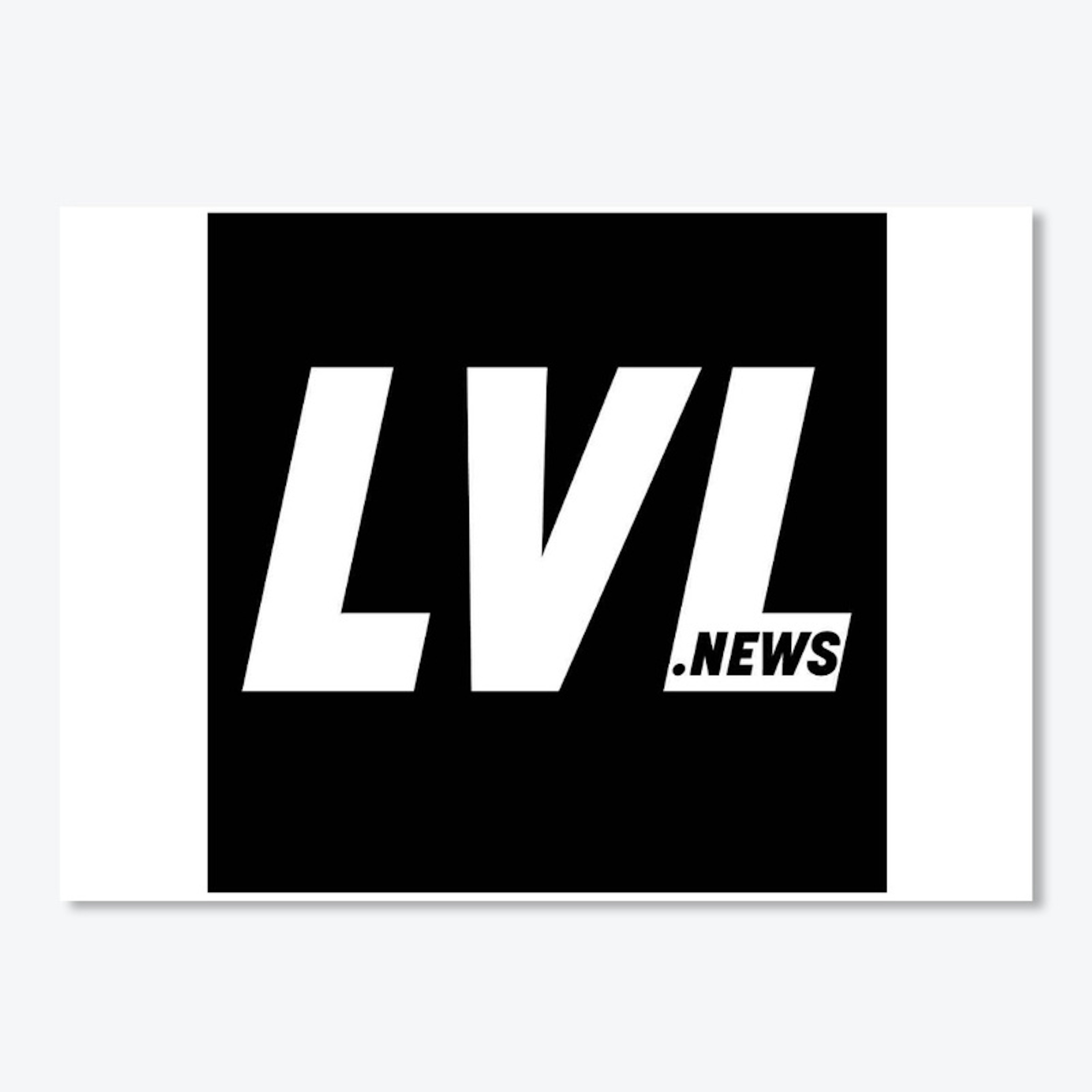 LVL.news window sticker 